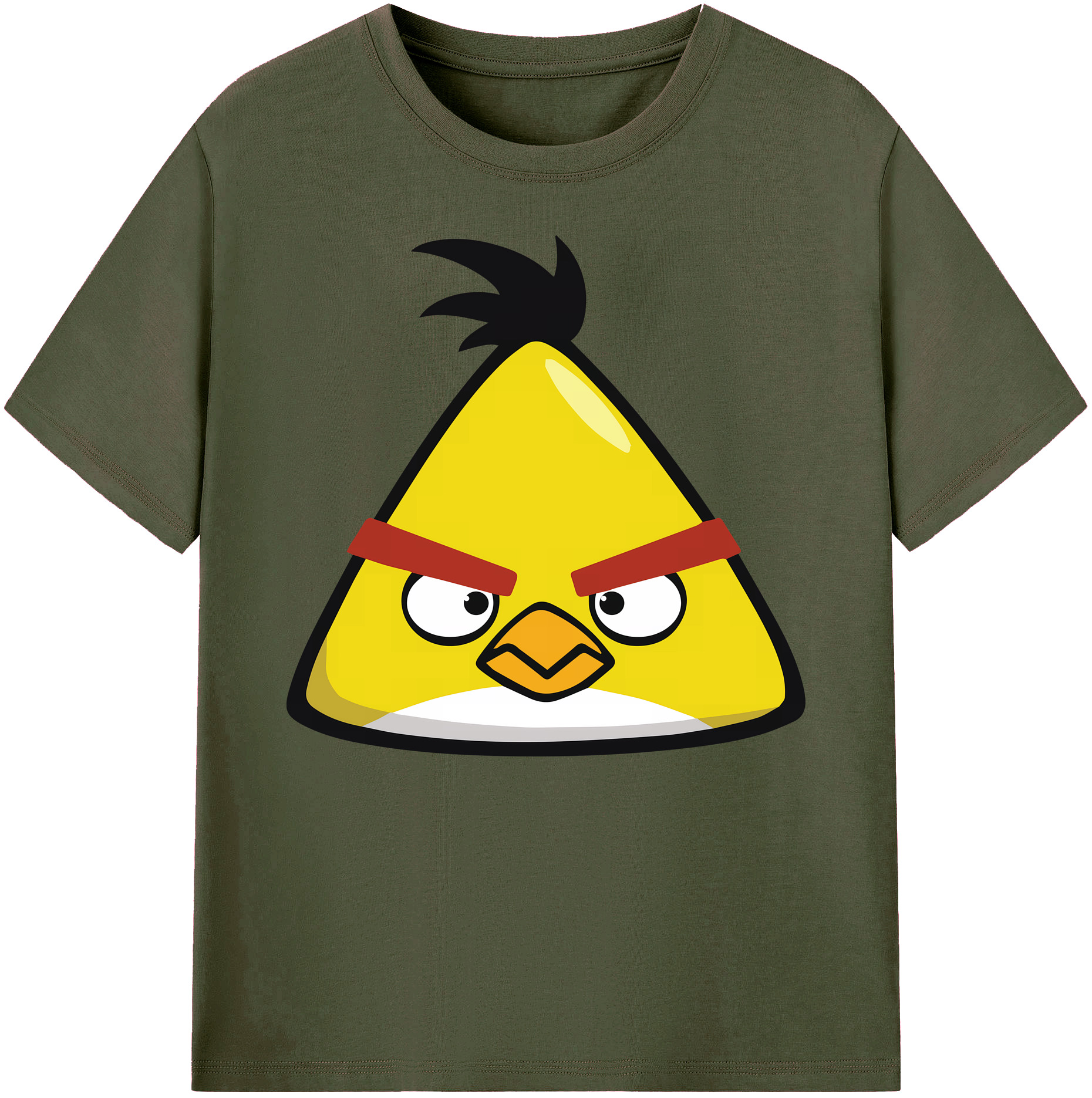 （画像用） Angry Birds アングリーバード 綿100％ メンズ半袖Tシャツ｜肌触りやわらか＆通気性